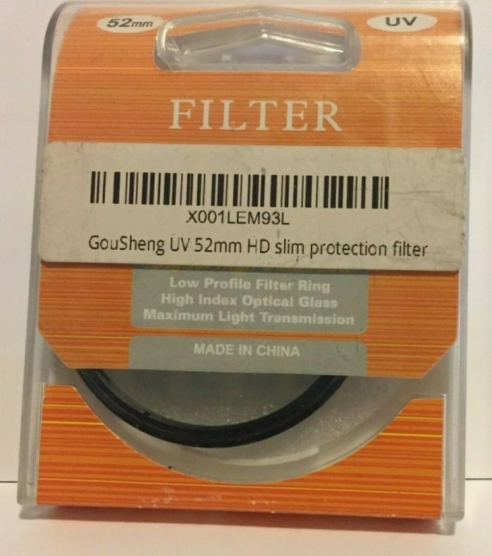 Gousheng HD Slim 52mm UV Protection Filter