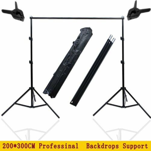10' photography Studio Adjustable Background Support Stand Photo Crossbar Kit TN