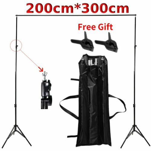 7 X 10 Ft Photography Background Support Stand Photo Backdrop Crossbar Kit US BT