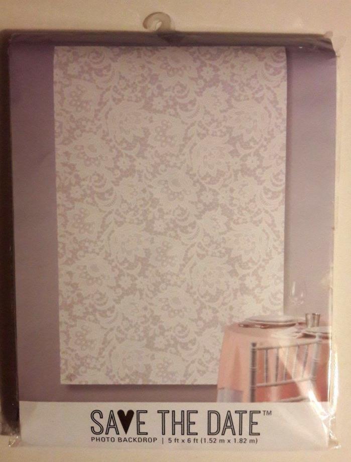 Simplicity Pattern Save the Date Wall Photography Backdrop Vinyl Profs Scene NEW
