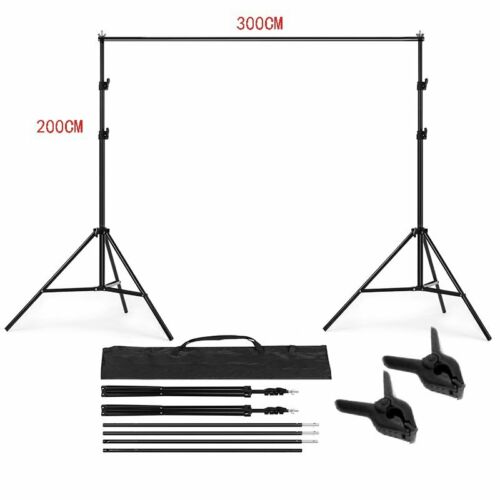Adjustable Photography Background Support Stand Photo Backdrop Crossbar Kit BT