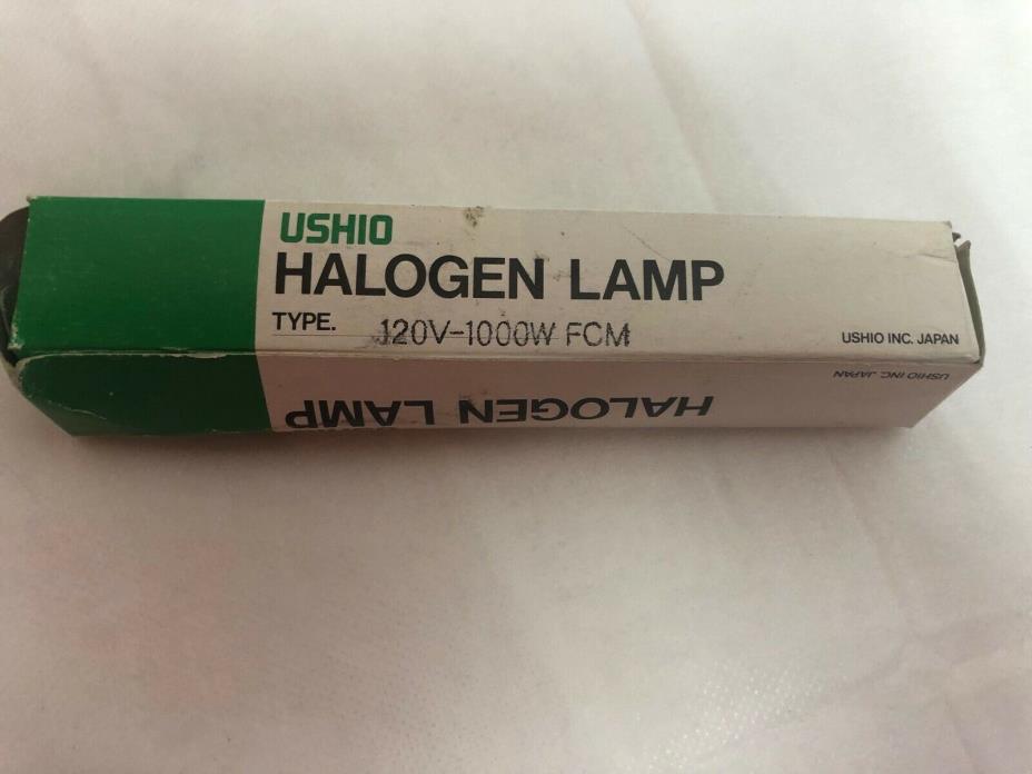 Lot of 5 Ushio FCM Double Ended Lamp 120V 1000W CF1  Halogen Lamp NEW
