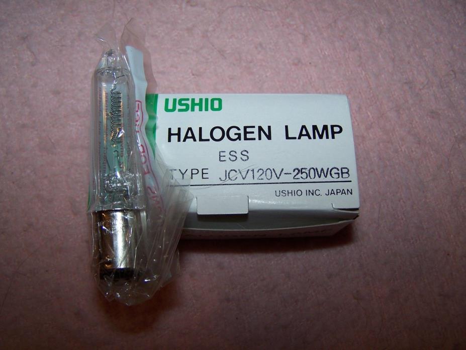 USHIO ESS JCV120V-250WGB Halogen bulbs lot of 3