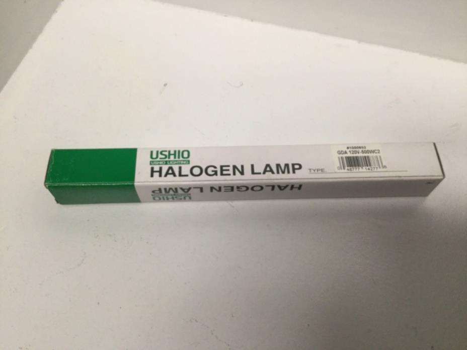 USHIO Halogen Lamp GDA 1000652 120V 500WC2 New 211