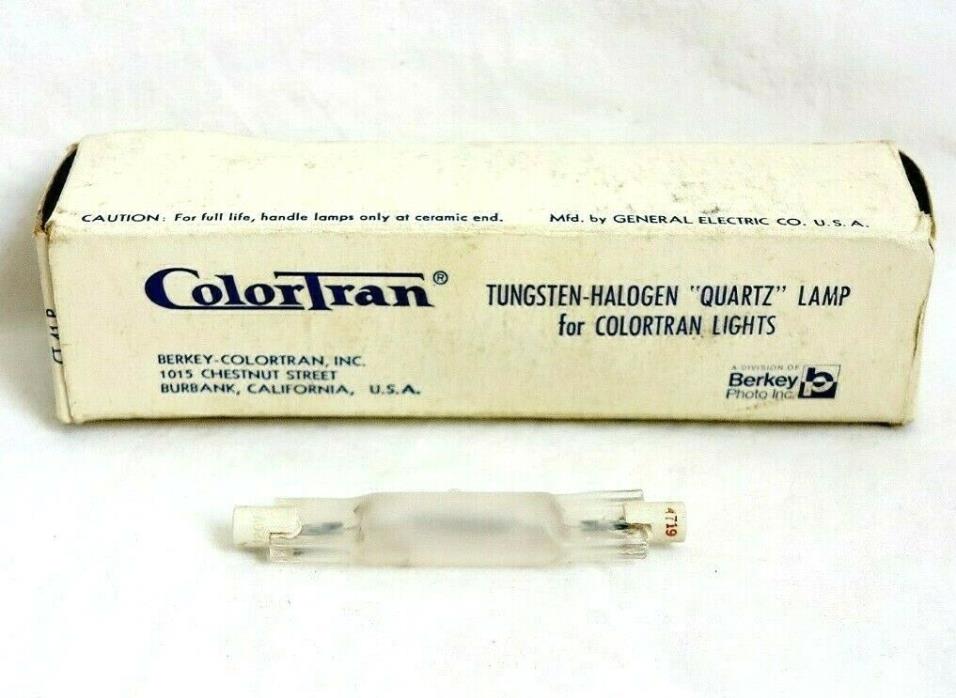 NOS Colortran B6-32F tungsten-halogen quartz lamp 650W 120V