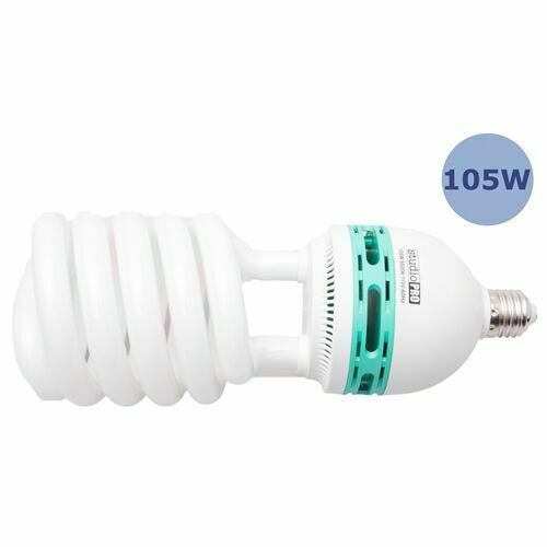 Photography Bulbs - StudioPro 105W 5500K Fluorescent Spiral Daylight Light Bulb