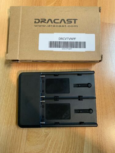 Dracast Adapter for V-Mount Battery Plate to Attach Gold-Mount/2x NPF Batteries