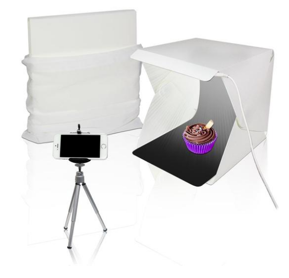 Light Portable Mini Photo Shooting Box Tent Foldable LED Light Box Kit USB Power