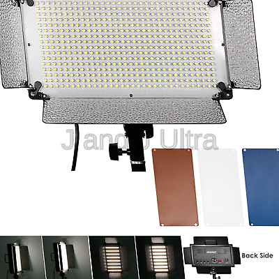 Neewer 500 LED Photo Studio Lighting Panel, Diffuser, 2 Color Filters(Orange ...