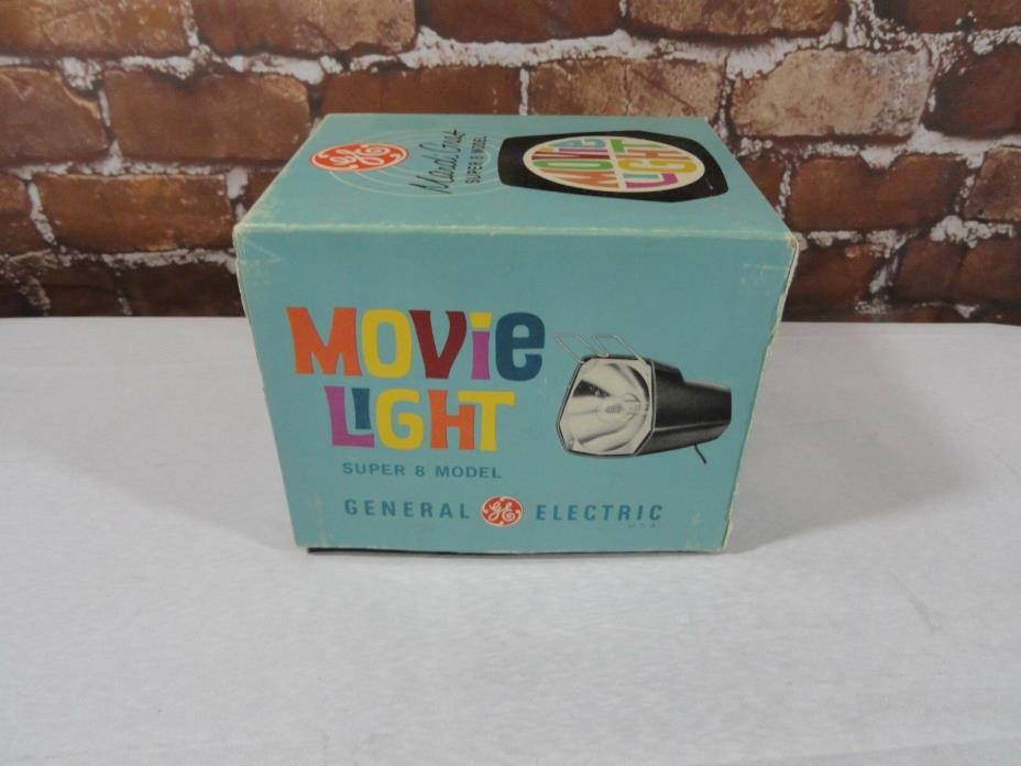 Vintage GE Mardi Gras Movie Light Super 8 Model Original Box~Cameras~photography