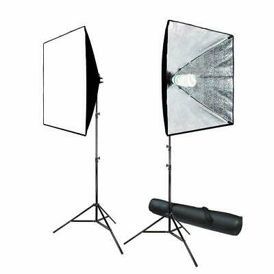 LimoStudio 700W Photo Video Studio Soft Box Lighting Kit 24 x 24 Inch Dimensi...