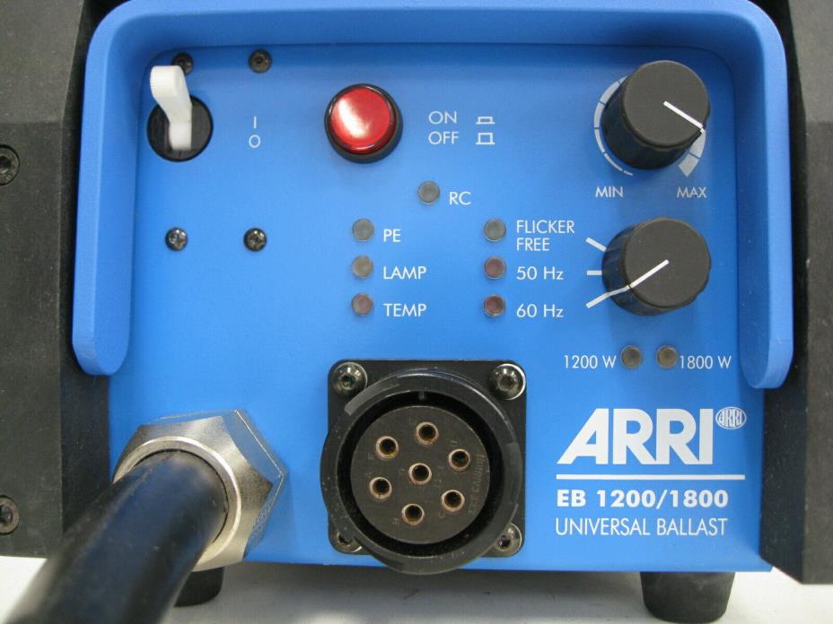 Arri EB 1200 / 1800 Universal Electronic Ballast with DMX & ALF Made in Germany