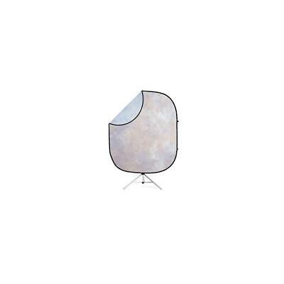 Savage 5x6' Collapsible Disc Reversible Background with 8' Stand, Spring Essence