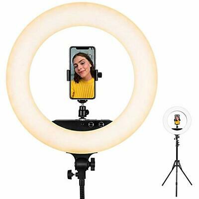 Ring Light, 18inch Macro & Ringlight Flashes 100W LED Dimmable Adjustable Color