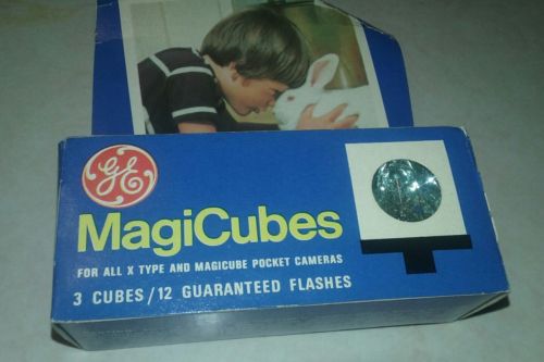 GE magicubes flash bulbs