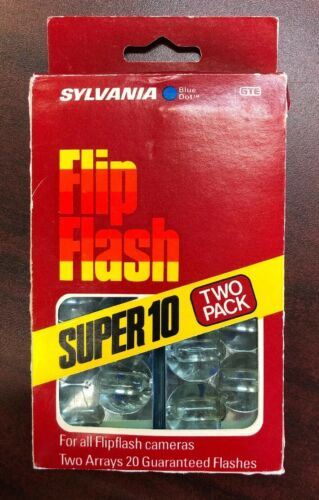 Sylvania Blue Dot Flip Flash Super 10 Vintage New In Box