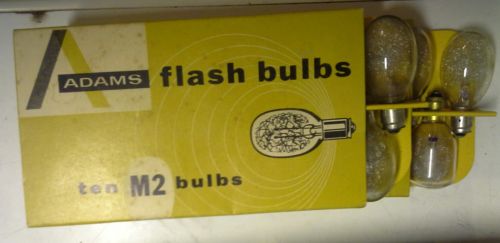 M2 Adams  flash bulbs 20 total bulbs sold exclusively by Montgomery Ward