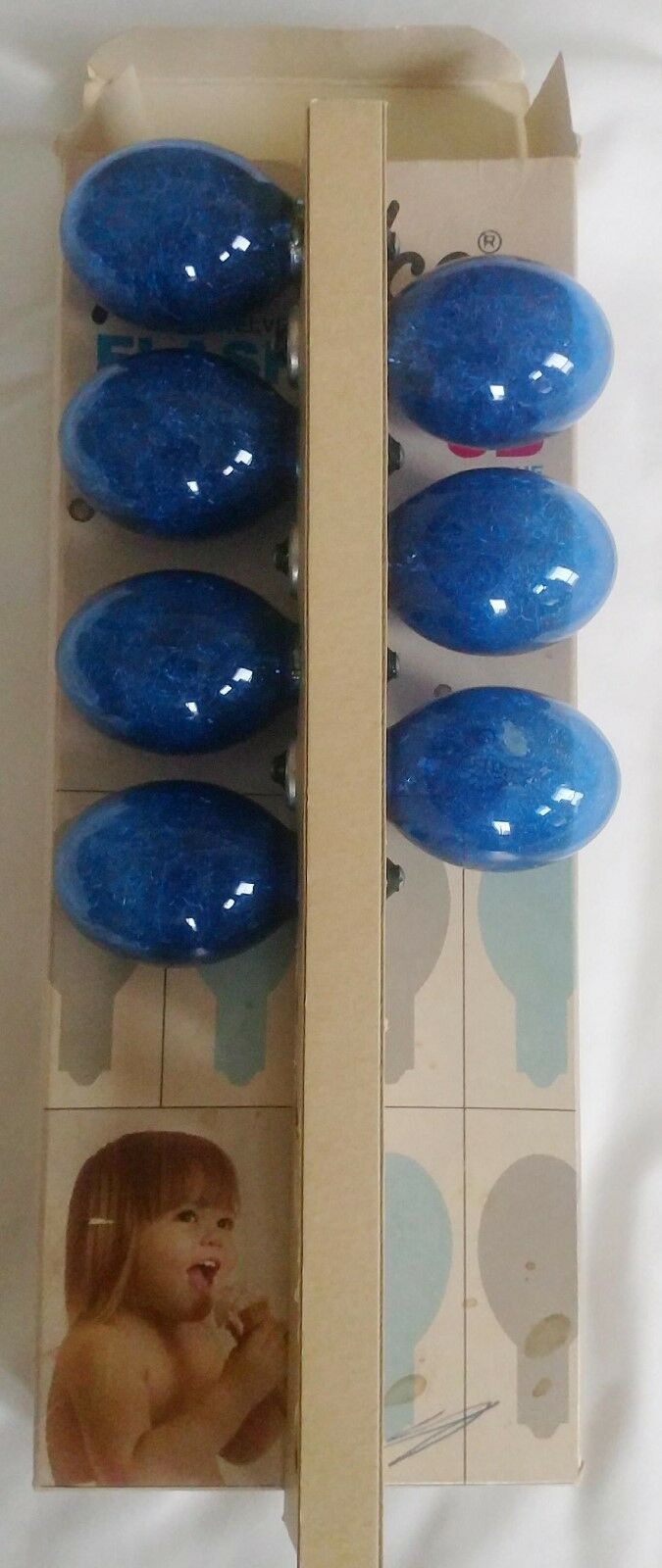 Norelco 7 Seven  5B Vintage  Blue flashbulbs Unused
