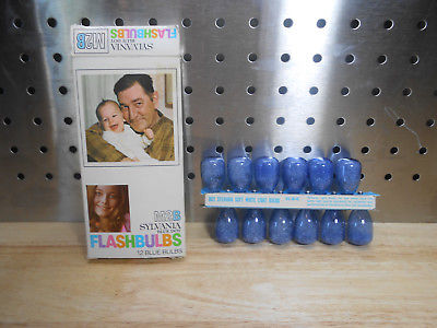 12 M2B Sylvania Blue Dot Flash Bulbs