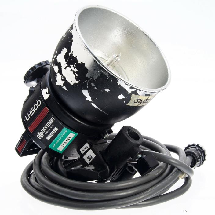 Norman LH500 Lamp Head Flash w 5DL Reflector