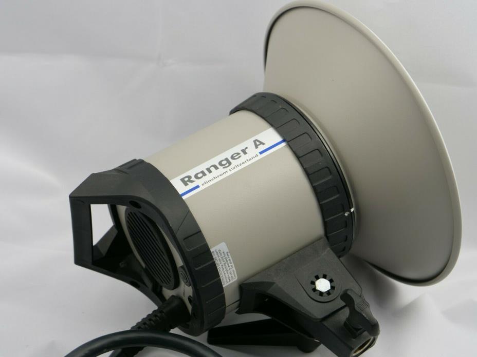 Elinchrom Ranger A Head  SUPER CLEAN with 2 reflectors
