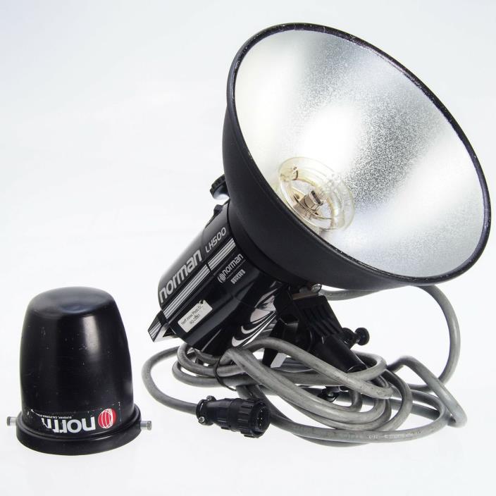 Norman LH500 Lamp Head Series 500 Flash With Blower Fan And 10