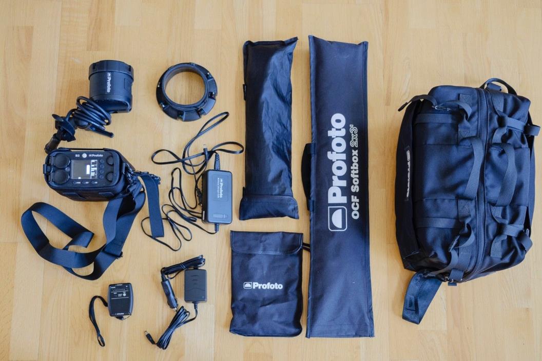 Profoto B2 250 Air TTL To-Go Kit                                   with extras