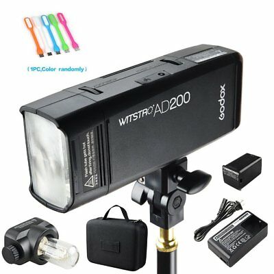 Godox AD200 200Ws 2.4G TTL Speedlite Flash Strobe 1/8000 HSS Monolight with 2...