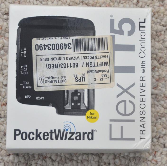 Pocket Wizard Mini TT1 &  Flex TT5 transmitter and transceiver