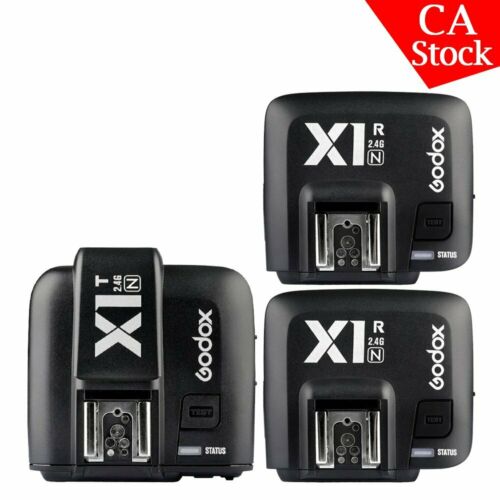Godox X1T-N X1R-N Flash Transmitter for Nikon D610 D3400 D3200 D5500 D750 D7500