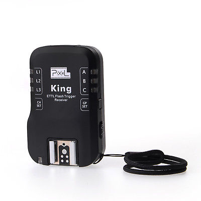 Pixel King X RX 2.4G Wireless TTL Flash Trigger Receiver USB Upgrade for Canon
