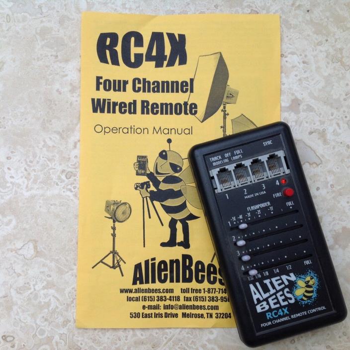 Paul C. Buff Alien Bees Four Channel Wired Remote (Made in the USA)