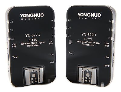 Yongnuo YN622CUSA ETTL 2.4GHz Wireless Flash Trigger Transceiver Pair for Canon