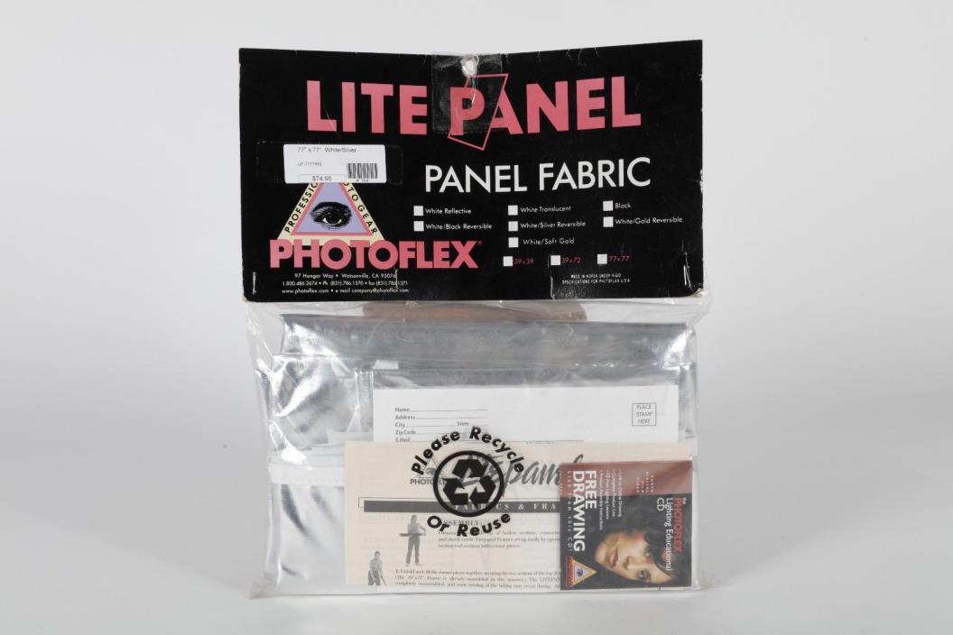 Photoflex LitePanel White/Silver Fabric Reflector (77 x 77