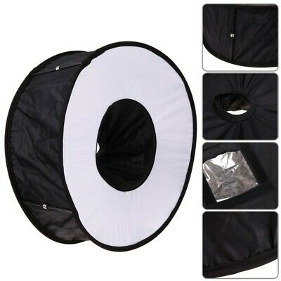 45cm Easy To Fold Circular Soft Box Macro Cover Ring Flash Soft Mask Softbox USA
