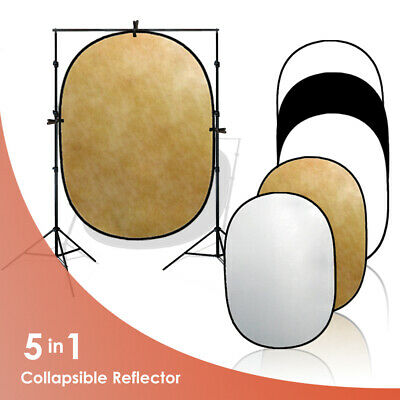 5 in 1 Photography Studio Multi Photo Video Disc Collapsible Light Reflector