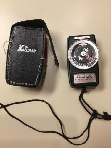 Kalimar Vintage Exposure Meter with Case Untested