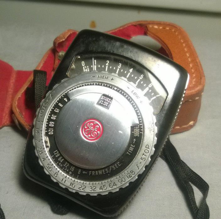 GE General Electric Type PR-1 Exposure Meter Light Meter For Film or Plates