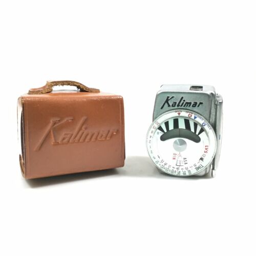 CUTE Kalimar Shoe Mount Exposure Light Meter Clip On or Handheld, Case Vintage