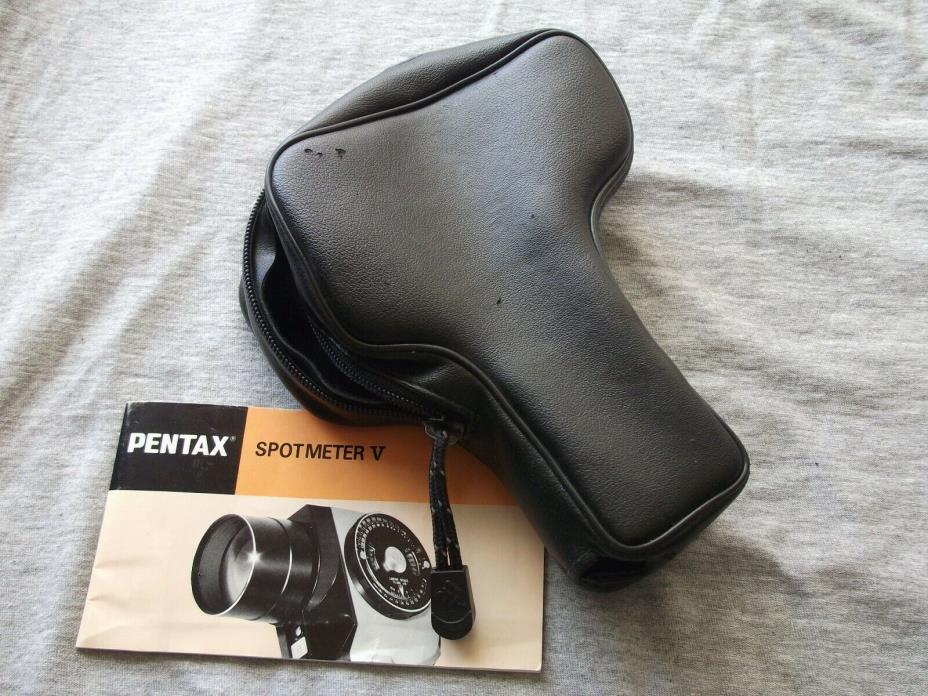 Pentax spotmeter v soft case w/manual