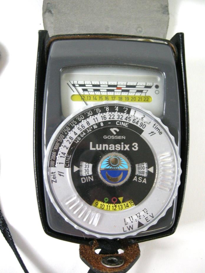 Gossen Lunasix 3 Ambient Light Meter (Geay)