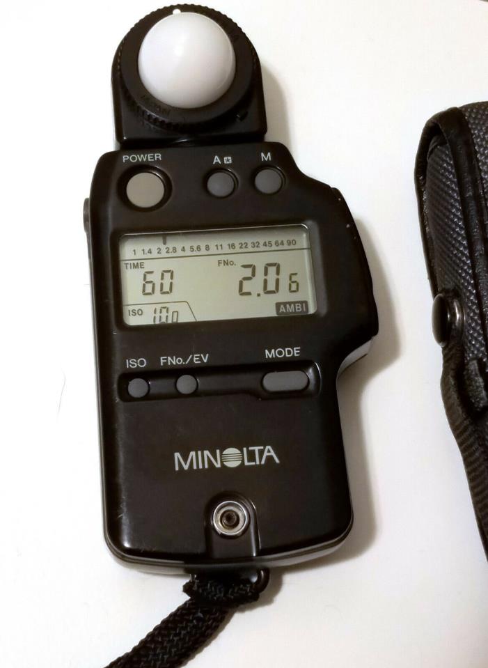 Minolta Auto Meter IV-F Ambient/Flash Light Meter IVF-Excellent condition