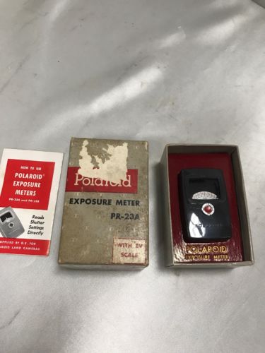 Polaroid General Electric PR-23A Exposure Light Meter