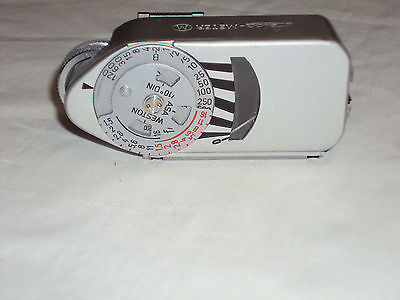 EARLY LEICA WESTON Meter M LIGHT, EXPOSURE METER FOR M Camera