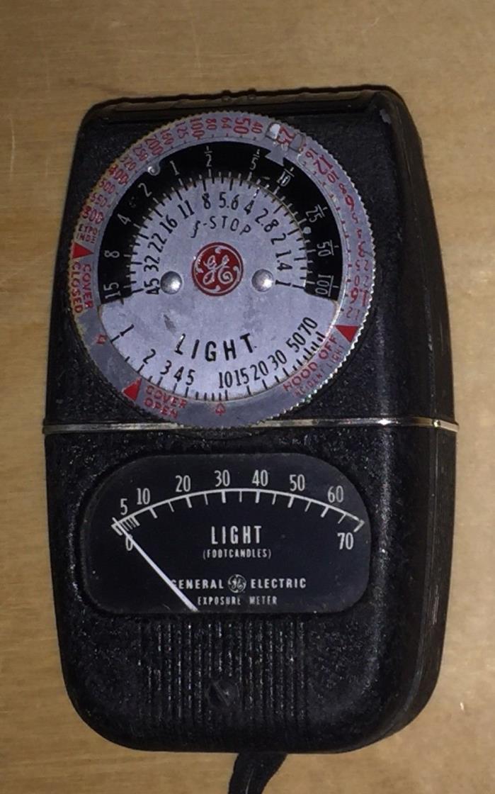 GE Light Exposure Meter DW-68 Vintage Photography Equipment General Electric