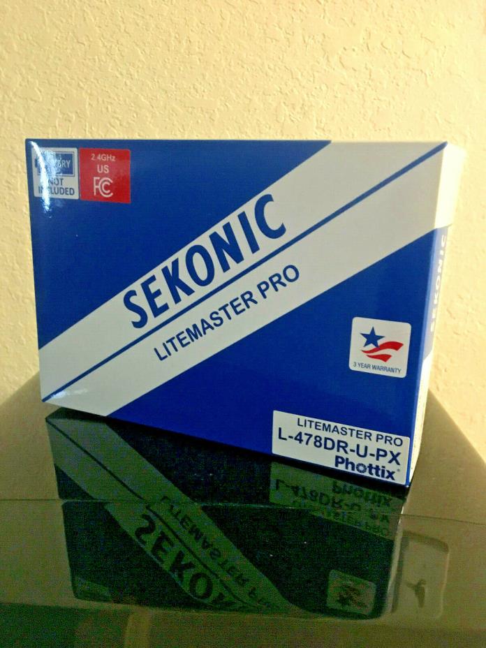 New!!! Sekonic LiteMaster Pro L-478DR-U-PX - Phottix