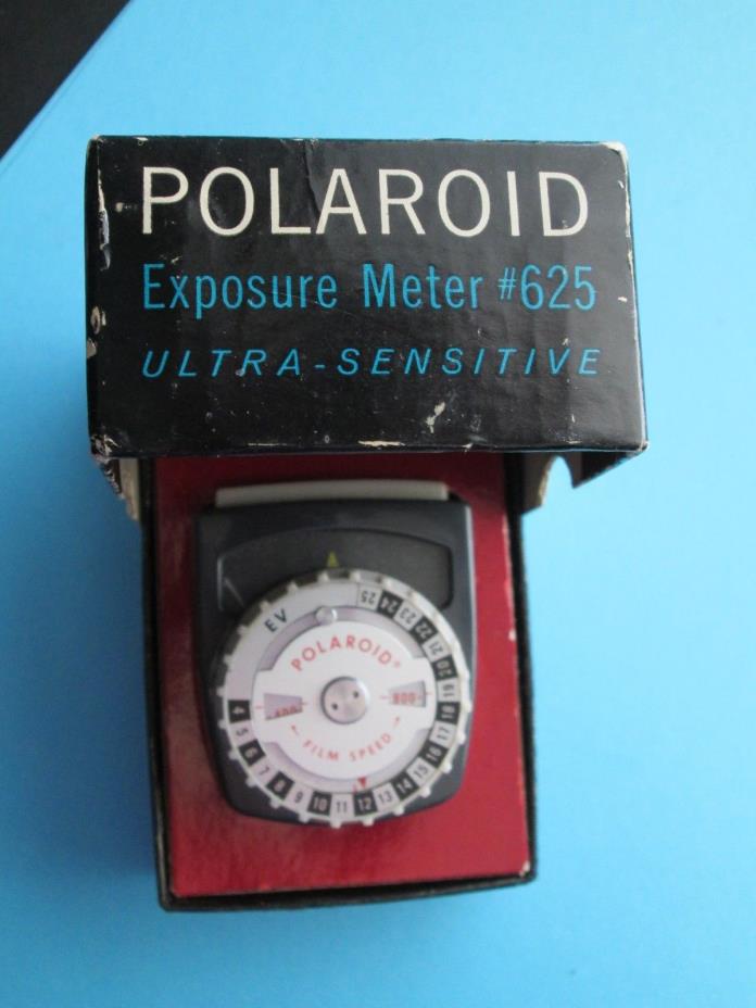 POLAROID Exposure Meter Model #625 In Original Box