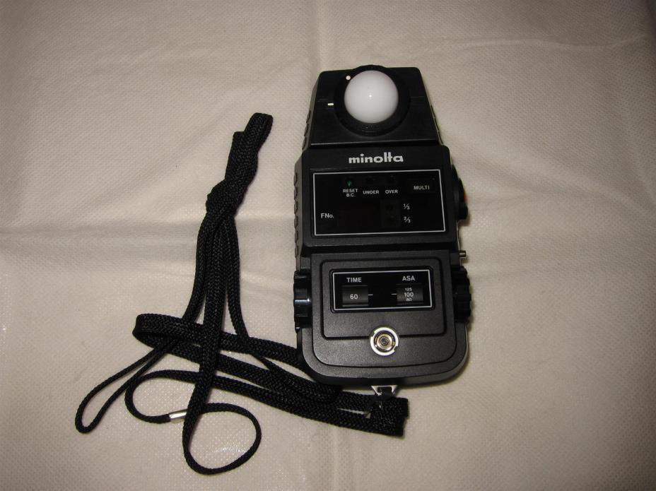 Minolta Flash Meter II ...for Canon Nikon Minolta Pentax Sony Fujifilm Olympus..