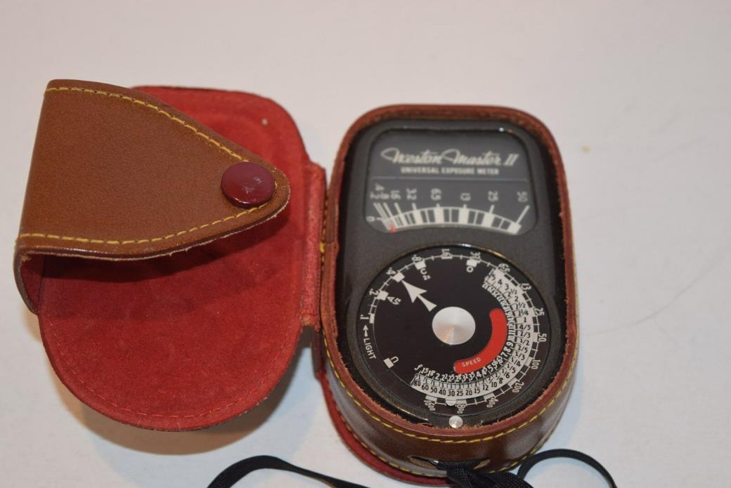 Vintage Weston Master II Universal Model 735 Exposure Meter w/Case