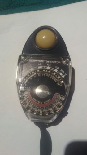 The Norwood Director Light Exposure Meter Model B with metal case